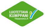 Luotettava kumppani -logo